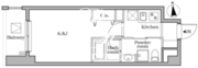 レジディア蒲田2 1302 間取り図 ?>