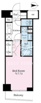 リテラス馬込 101 間取り図
