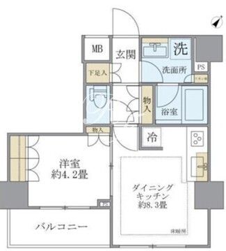 ブリリア日本橋茅場町 904 間取り図