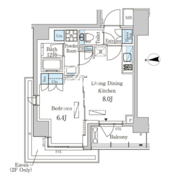 CORVAL大森 401 間取り図