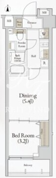 ログ三ノ輪 101 間取り図