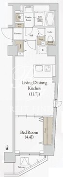 ログ三ノ輪 303 間取り図