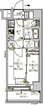メインステージ南砂町 1001 間取り図