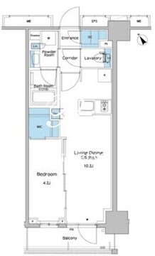 ルフォンプログレ志村坂上 604 間取り図