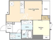 CREATIF上野入谷 602 間取り図