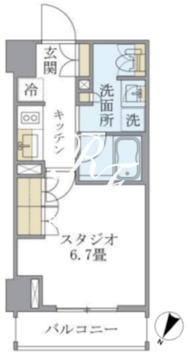ラドゥセール巣鴨 902 間取り図