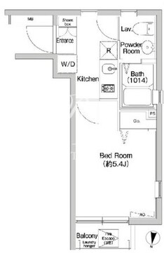 プライムアーバン西早稲田 206 間取り図