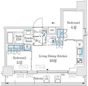クインテット錦糸公園 907 間取り図
