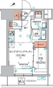 ハーモニーレジデンス巣鴨山手インサイド 1103 間取り図