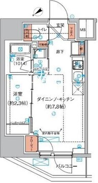 ハーモニーレジデンス巣鴨山手インサイド 501 間取り図