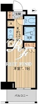 エコロジー東陽町プロセンチュリー 808 間取り図