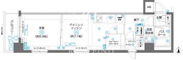 ズーム駒込 309 間取り図