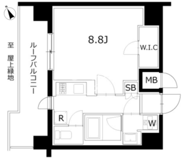 KDXレジデンス豊洲 623 間取り図
