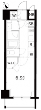 KDXレジデンス豊洲 205 間取り図
