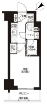 アーバネックス大森 306 間取り図