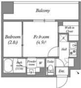 M-RESIDENCE西巣鴨 307 間取り図