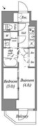 ACPレジデンス西巣鴨 606 間取り図 ?>