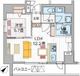 LUNIQ日本橋 404 間取り図