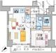 LUNIQ日本橋 302 間取り図