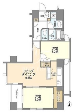 コスモリード原宿 404 間取り図
