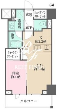 ザ・パークワンズ深川門前仲町 705 間取り図