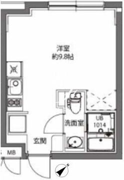 エスタート大井町 511 間取り図