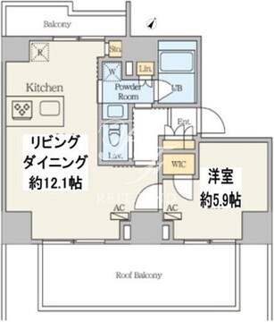 アニモ宇田川 1402 間取り図
