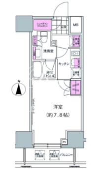 プレジリア東日本橋 903 間取り図