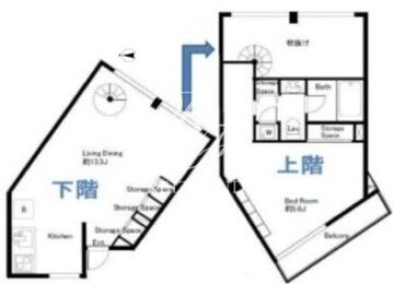 FLEG池尻 308 間取り図