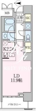 ロイヤルパークスタワー南千住 1205 間取り図