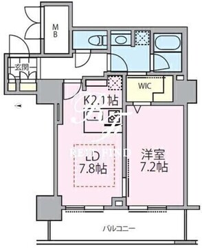 ロイヤルパークスタワー南千住 1307 間取り図