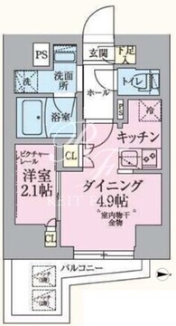 アークマーク板橋大山 204 間取り図