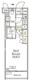 アジールコート方南町テラス 405 間取り図