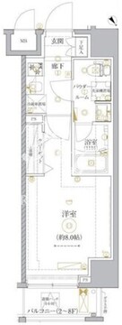リルシア墨田八広 808 間取り図