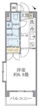 コスモリード西馬込レジデンス 201 間取り図