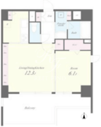 アールコート早稲田 201 間取り図