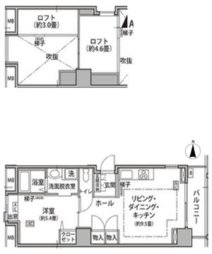 東雲キャナルコートCODAN 18-1312 間取り図