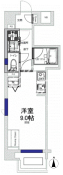 プライムアーバン三軒茶屋 401 間取り図