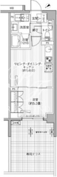 メゾンカルム市谷仲之町 108 間取り図