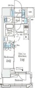 リビオメゾン御茶ノ水イースト 804 間取り図
