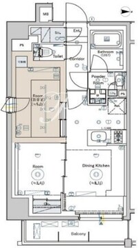 シーフォルム高田馬場2 301 間取り図