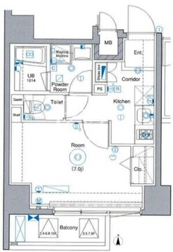 メイクスデザイン王子神谷 303 間取り図