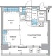 ルフォンプログレ秋葉原マークス 1306 間取り図