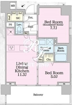 ラグゼナ+OTO南千住 901 間取り図