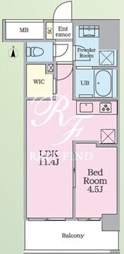 クラン千歳 403 間取り図