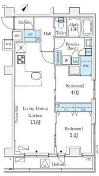 スタンズ高井戸 303 間取り図