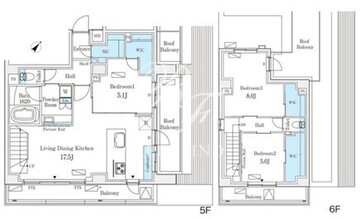 スタンズ高井戸 501 間取り図