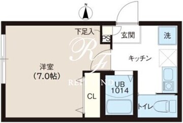 レピュア蓮根レジデンス2 201 間取り図