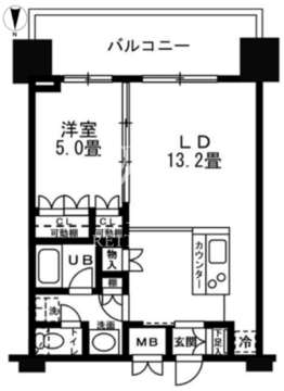 レジディア錦糸町 914 間取り図