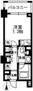 レジディア中落合 B604 間取り図